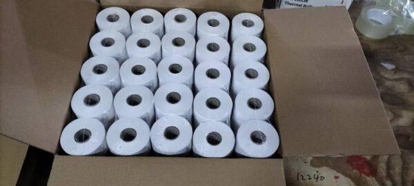 THERMAL PAPER ROLL 58MM (BOX OF 100 ROLLS) - Image 2