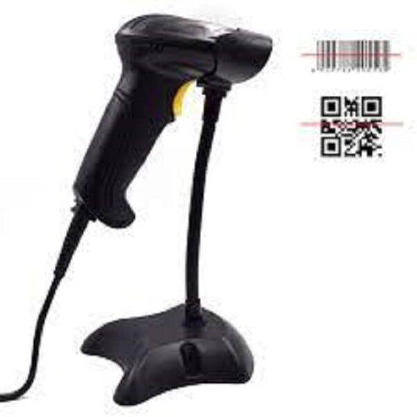 BARCODE SCANNER AUTOMATIC WITH STAND (USB) 1D - Image 2